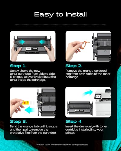 iNKPAD 149A W1490A Toner Cartridge (with Chip) Replacement for HP 149X 149A W1490A W1490X Toner Compatible for LaserJet Pro MFP 4102DW 4102FDN 4102FDW 4002DW 4002DN 4002D Printer (2 Black)