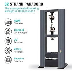 INKEN 1000 lb Paracord, Paracord Rope with 12 Inner