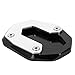 Motorcycle Accessories Foot Side Stand Bike Kickstand Pad For Ducati Scrambler 800 2014-2018 (Black)