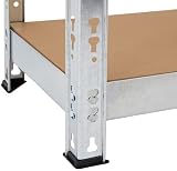 TAHA Heavy Duty Boltless Metal Shelving Unit 1500x750x300mm Galvanised 175KG view 5