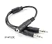 CablesOnline 3.5mm TRRS 4-Position Female to Dual 3-Position 3.5mm TRS Male Headset Splitter Adapter (IP-AY12C) primary