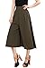 COCOLEGGINGS Womens Loose Solid Color Wide Leg Palazzo Capri Culottes Pants