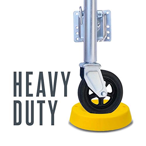 Zento Deals Trailer Tongue Jack Wheel Dock Durable Trailer Wheel