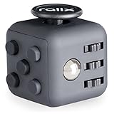Anxiety Stress Relief Fidget Cube: Calming Toy for Focus, Relaxation, Distraction & Improved Mood - Aids Depression, Worry & Fear - Perfect Gift for Autism, Anger, ADD, ADHD & PTSD