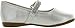 Little Angel CA05 Leatherette Round Toe Rhinestone Mary Jane Ballerina Flat (Toddler/ Little Girl) - Ivory