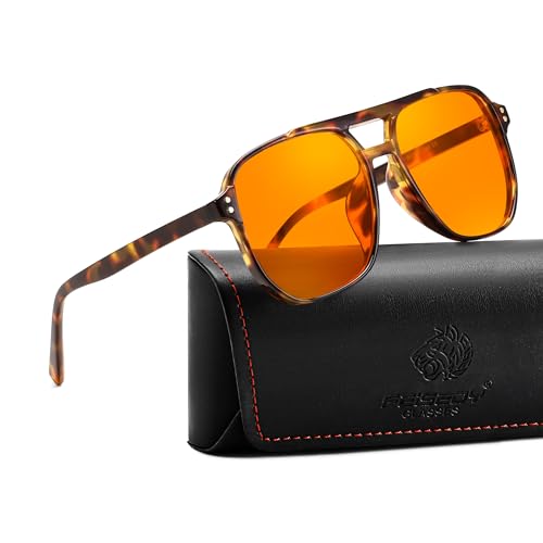 FEISEDY Amber Blue Light Glasses