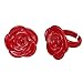 Pack of 24 Red Rose Cupcake Topper Rings Belle Beauty and the Beast