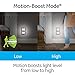 GE Enbrighten LED Motion Sensor Night Light, Plug-In, 40 Lumens, Motion-Select with 25ft Detection, Dusk-to-Dawn, Brushed Nickel Louver – 37299 (1 Pack)