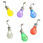 Clip on Solar Powered Patio Umbrella Charm Lights - Set of 6