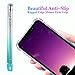 Ruky for iPhone X Case, iPhone Xs Case, Gradient Quicksand Series Glitter Flowing Liquid Floating TPU Bumper Cushion Reinforced Corners Girls Phone Case for iPhone X Xs 5.8 inches, Gradient Teal