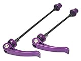 Performance Quick Release Axle Skewer Set Alloy (Purple)