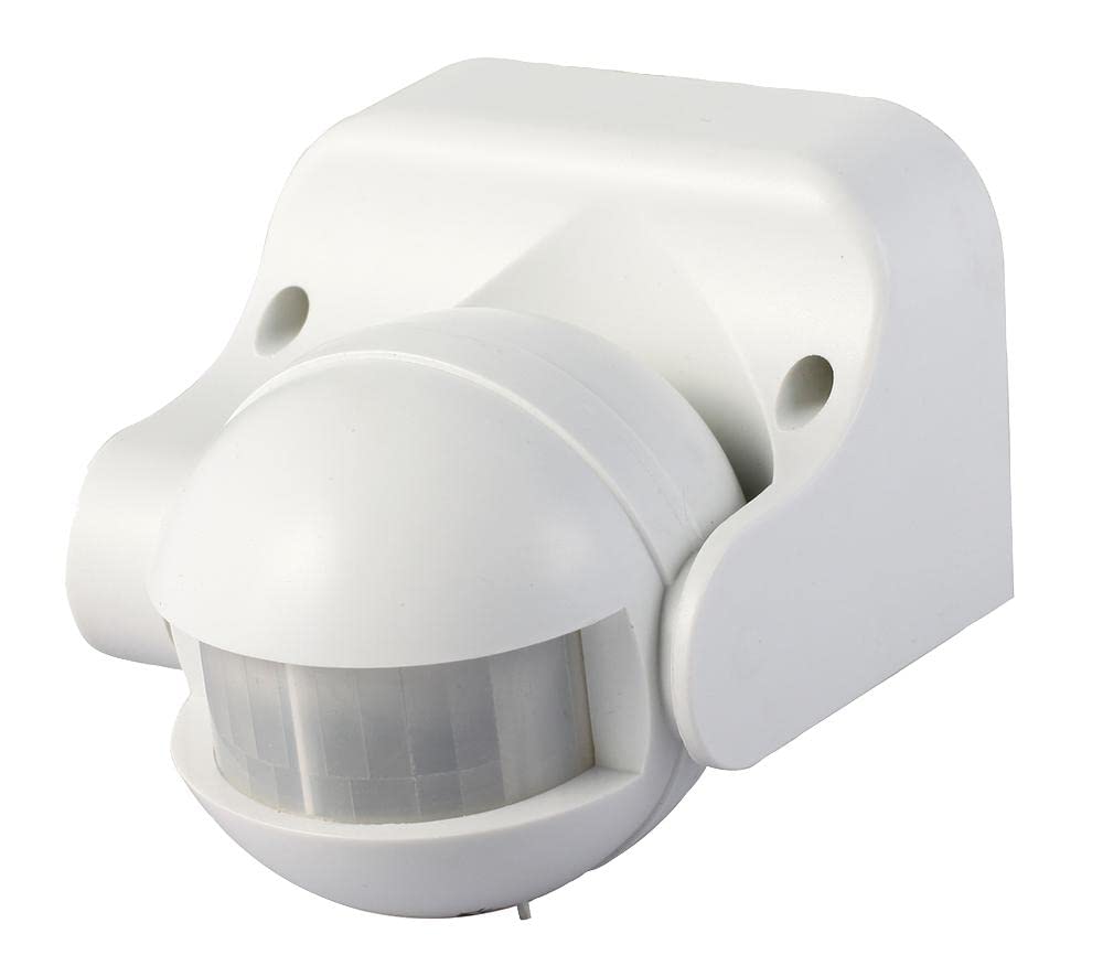 PRO ELEC PELL0042 Wall Mounted PIR Sensor, IP44, White