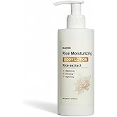 Rice Moisturizing Body Lotion 6.76 fl oz – Hydrating & Exfoliating Body Lotion for Dry Sensitive Skin, Smooths Rough Texture, Relieves Tightness & Softens Skin