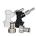 Ball Lock Keg Coupler Adapter - Stainless Steel Ball Lock Quick Disconnect Conversion Kit for Home Brewing