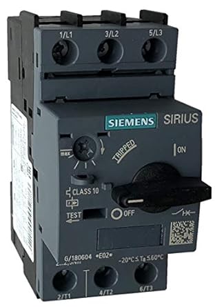Siemens 3rv2021 0ka10 Manual Motor Starter 1 25 Rated Amps 0 9