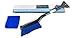 Snow Removal Brush: BlizeTec Telescopic Tool with Ice Scraper Plus a Microfiber Cleaning Towel; Sedan, SUV and Van Friendly