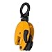 BestEquip 2T Plate Clamp 4400Lbs Plate Lifting Clamp Jaw Opening 0.6 inch Vertical Plate Clamp for Lifting and Transporting Yellow