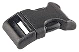 50 - 3/4 Inch Weinerlock Contoured Plastic Buckles