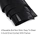 FORHOMER sbc01 Gas Range Protectors, Kitchen Accessories Gas Stove Burner Liners Fda Approved, Reusable, Non-Stick Stove Top Burner Protectors, Set of 4, Black
