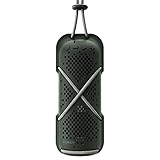 AUKEY Outdoor Bluetooth Speaker, Rugged & Water-Resistant Portable Wireless Speaker with Built-in Mic for iPhone, Samsung and More-Army Green