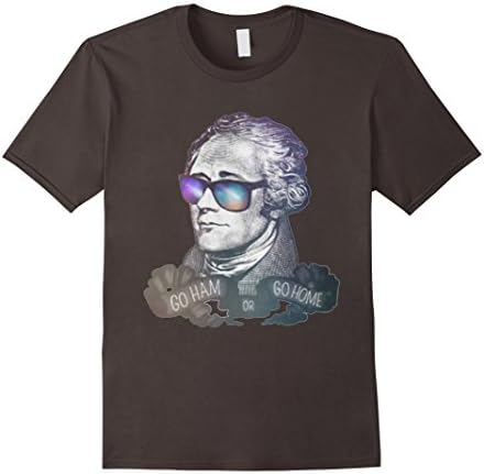 Men's Hamilton Go Ham or Go Home T- Shirt Small Asphalt