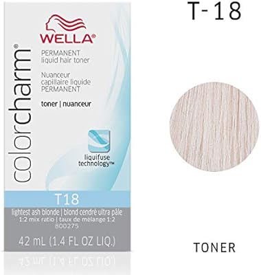 Wella Color Charm Permanent Liquid Hair Toner T 18 White Lady