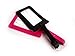 Just Married The Bride and The Groom Wedding Honeymoon Luggage tags Set of 2 by Express Novelties Pink/Black