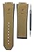 Brown Watch Band 19x28mm for Big Bang Matte Calf Leather | Free Spring Bar Tool