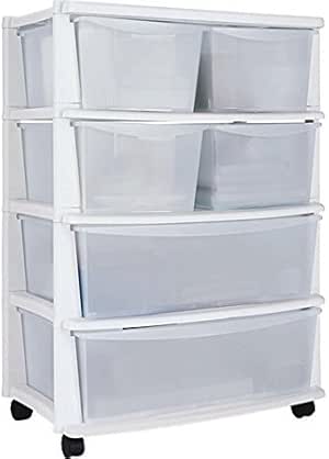 ChoicefullBargain Calidad 6 cajón plástico Ancho Torre Unidad de
