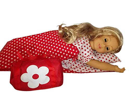 Doll Connections Valentine's Day Doll Sleeping Bag Set compatible