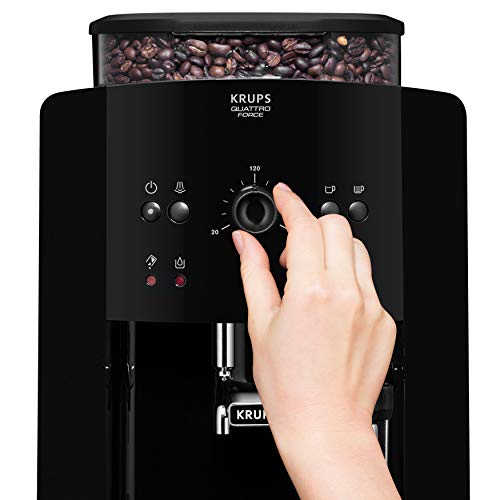 Krups EA8110 Arabica Quattro Force Kaffeevollautomat | 1450 Watt | Wassertankkapazität: 1,8 Liter | Pumpendruck: 15 Bar… – Bild 6