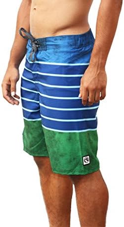 Ocean Current Mens Lightweight Stretch Boardshort (XX-Large, Green)