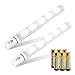 Firecore Sensor Closet Light, Portable Wireless Battery Operated LED Magnetic White Nightlight for Wall Lamp, Flashlight, Reading Light, Emergency Light, White 2-Packs (Battery Included)
