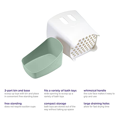 Ubbi Freestanding Bath Toy Organizer Bath Caddy with Removable Drying