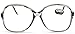 E3035-vp Style Vault Oversized Reading Eyeglasses (B1867F +2.25 Crystal Gray
