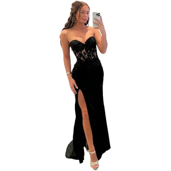 Amazon.com: LAUREN RALPH LAUREN Womens Ednella Black Party Evening Dress  (BlackBlack Shine, 4) : Clothing, Shoes & Jewelry