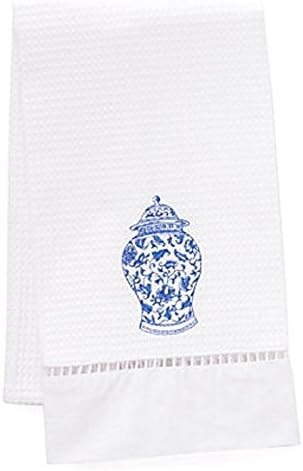 Jacaranda Living Waffle Weave Guest Towel, Ginger Jar, Wide
