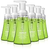 Method Foaming Hand Soap, Green Tea + Aloe, 10 Fl Oz (Pack of 6)