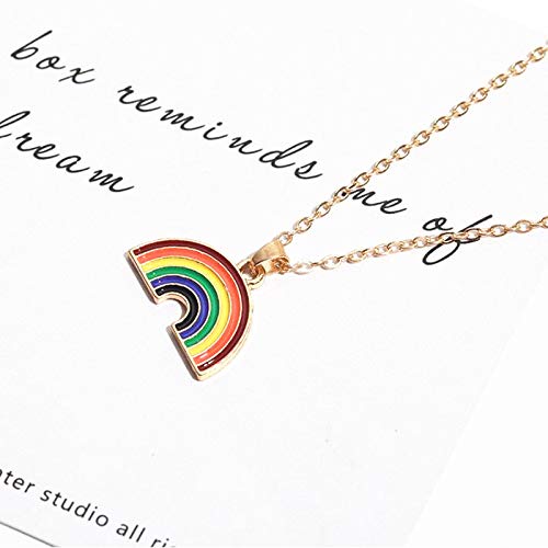 Unicorn Backpack Leather Rainbow Bag with Unicorn Eye Mask & Necklaces (Pink Set 1)