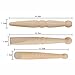 Hand Massage Reflexology Health Wooden Stick Tool 3Pcs