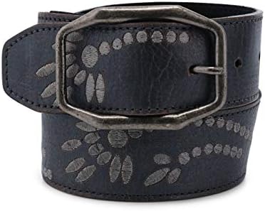 BedStu Proem Leather Belt, Tan Rustic White at Amazon Men display picture 2