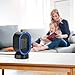 NEXGADGET Ceramic Personal Heater,Mini Space Heater Auto Oscillation,ETL Listed,Smart Touch Control, Fan Heater Over-Heating&Tip-Over Protection Office Home Desk,Tabletop-600 Watt
