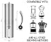 Firlar Premium Manual Coffee Grinder Adjustable Coffee Grinder Burr, Stainless Steel Burr Mill Grinder with Brush