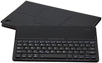 Gaurdeen Keyboard Case for Huawei Mediapad M5/ M5 Pro 10.8, Folding PU Leather Folio Stand Cover with Removable Wireless Bluetooth Keyboard, for Huawei Mediapad M5/ M5 Pro 10.8 inch (Black)