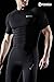 TSLA Men's UPF 50+ Quick Dry Short Sleeve Compression Shirts, Athletic Workout Shirt, Water Sports Rash Guard, BLM Edition Guard Black, X-Large