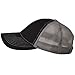 Low Profile Structured Trucker Cap-Black Grey