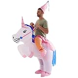 YEAHBEER Inflatable Costume Dinosaur Costumes Unicorn Cosplay Costumes Halloween Costume Costumes (Unicorn Adults)