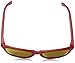 Oakley OO9013 Frogskins Square Sunglasses, Matte Red/Fire Iridium, 55 mm