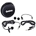 Professional Lavalier Lapel Microphone - Long Cord Lapel Mic - Iphone Microphone for Podcast YouTube Recording Interview Voice Dictation Speech - with Easy Clip-On System