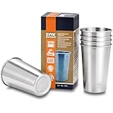Fox Outfitters 16oz Stainless Steel Pint Cups (Pack of 5)